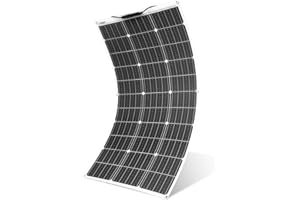 YINGGUANG Panel Solar 100W 18V Flexible Módulo Solar Monocristalino Painel solar Ligero Para carga en exteriores Posición superior del coche