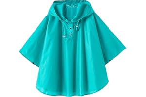 QIKADO Ponchos Impermeables Lluvia Niños Unisexo 1-12 años