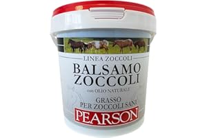 Pearson Balsamo Zoccoli 1000ml. Grasso per Zoccoli con Ingredienti Naturali. Rigenera, Protegge e Isola dagli Agenti Esterni. Mantiene Lo Zoccolo in Salute. Made in Italy