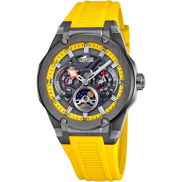 Lotus Men's Watch 18974/5 Chrono Carbon Fiber Case Black