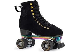 BTFL Patines de Patinaje para Danza Pro/Patines de Cuatro Ruedas para Mujeres, niñas y niños, Estilo Retro en Varios diseños y Colores con Freno
