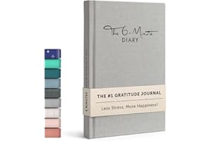 URBESTSELF 6-Minute Diary – 3-Million-Copy Bestseller Gratitude Journal for Women & Men – Guided Mental Health Journal Based on Positive Psychology – Daily Manifestation Journal for Self-Care & Mindfulness