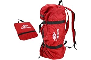 IGTOPS Klettern Seiltasche Tasche, Klettertasche Kletterseil Bag, Climbing Rope Bag Sporttasche Werkzeugsack Stabil Seilsack Rucksack, Faltbarer Schultergurt für Outdoor Camping Wandern