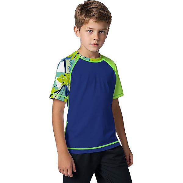 UV Shirt Kinder Kurzarm - Schwimmshirt Mit Sonnenschutz 3-11 Jahre