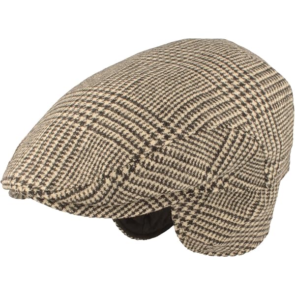 Casquette Stetson Kent En Cuir De Porc Avec Oreillettes - Doublure Polaire, Visière, Made In EU - Pour Homme, Hiver/automne, Style Gavroche