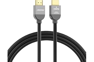 RUIPRO Certyfikat 8K kabel HDMI 2.1 10ft/3m Ultra HD High Speed 48Gbps 8K@60Hz 4K@120Hz Dynamic HDR eARC HDCP 2.2/2.3 Kompatybilny z odtwarzaczem Blu-ray, HDTV, projektorem, kinem domowym, TV box,