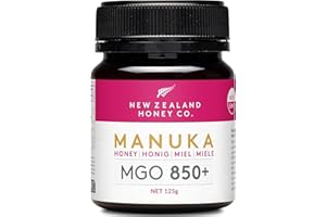 New Zealand Honey Co. Miele di Manuka MGO 850+ | Attivo e lordo | Prodotto in Nuova Zelanda | 125g
