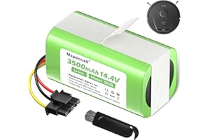 Mspalocell 3500mAh/14,4V Batería para Conga 7490 Searies (No for 7490 Eternal), Eufy L50/L60 SES, Xiaomi Mop 2 Lite, MJSTL, BHR5217EU, para iRobot Roomba Y0110/Y011040, Y0140, Y0112, Q0120