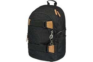 Baagl Schulrucksack für Jungen Mädchen Teenager - Skateboard Rucksack - Kinderrucksack mit Laptopfach und Brustgurt für Schule, Weiterführendeschule, Mittelschule