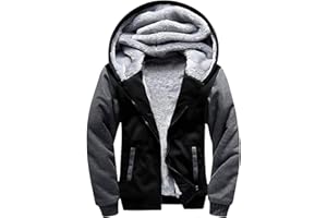 JACKETOWN Jungen Sweatjacke Gefüttert Kinder Hoodie Sweatshirt Kapuzenpullover Fleecejacke mit Kapuze Langarm Warme Winterjacke Classic Pullover mit Reißverschluss