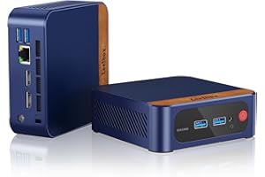 LEELBOX-TECH Mini PC Ιntel Alder Lake N100 (jusqu'à 3,4GHz), Mini Ordinateur de Bureau,16Go DDR4/512Go M,2 SSD(Max 2TB), 4K Dual Display PC Gamer pour Bureau avec HDMI/WiFi6/BT 5.2/LAN/VESA pour Bureau/Maison