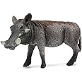 FUNSHOWCASE African Jungle Wild Animals Female Warthog Sow Toy Figure Realistic Plastic Figurine Gifts for Kids Cake Topper Height 2 Inch 1656