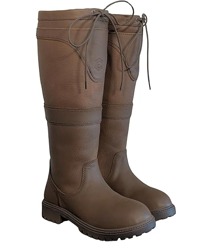 Dublin Femmes Queenie Respirant Imperméable Bottes de Campagne Rouge