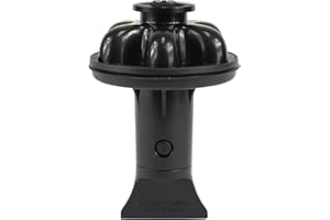 Danco (10768A) Disposal Genie II Garbage Disposal Strainer and Stopper, Kitchen Sink Drain Splash Guard with Food Scraper, Black, 1-Pack