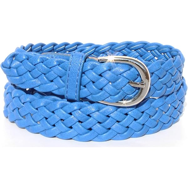 Nanxson Women's Waist Belt Woven Tassels Chain Belt Skinny Belt for Skirt Dress (Blauw Nanxson Women's Waist Belt Woven Tassels Chain Belt Skinny Belt for Skirt Dress (Blauw
