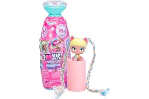 VIP PETS Mini Fans Glam Gems S4, Muñeca Perrita Sorpresa Coleccionable con un Look Brillante y con Pelo Largo para Peinar y Decorar con Joyas, Juguete Regalo para Niñas y Niños +3 Años