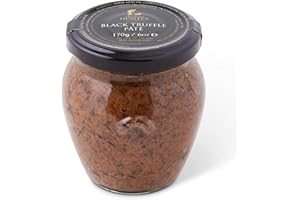 TruffleHunter - Black Truffle Pate - Preserved Truffles with Porcini Mushrooms - Bread Spread 170g