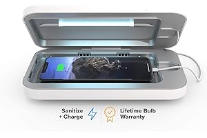 PhoneSoap 3 środki dezynfekujące do telefonów komórkowych UV i podwójna uniwersalna ładowarka do telefonów komórkowych, opatentowany i sprawdzony klinicznie środek do dezynfekcji światłem UV, czyści i