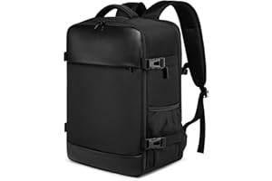 YCFAN for Ryanair Cabin Bags 40x20x25 Underseat Cabin Bag, Small Travel Backpack for Travelling Fit 15.6 Laptop, Carry On Hand Luggage Bag Cabin Backpack with Cable Port