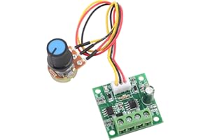 WALFRONT Regulator prędkości silnika DC, 1.8V do 15V Regulator prędkości silnika PWM Moduł kontroli niskiego napięcia Regulator prędkości silnika DC Prąd mniejszy niż 2A