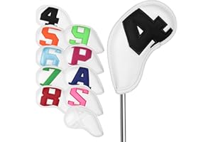 Craftsman Golf Housse de protection magnétique en fer avec grand numéro