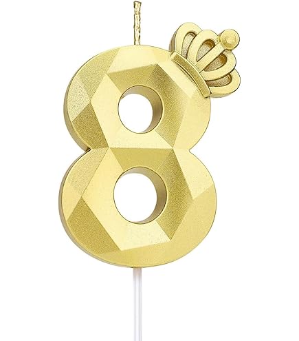 Velas 30 Cumpleaños Vela De Cumpleaños Número 7 De Siete Años De