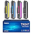 Palmtree Compatible with Brother TN-243CMYK Toner for Brother MFC L3750CDW TN247 TN243 Brother MFC-L3750CDW DCP-L3550CDW MFC-L3770CDW HL-L3210CW HL-L3230CDW MFC-L3730CW (Black Cyan Yellow Magenta)