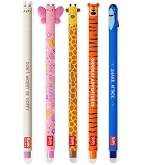 Lot 6 Stylos Gel Effaçables Legami - Licorne, Papillon, Corgi, Ours, Tigre - Encre Thermosensible