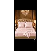 DELUXE PAMUK SATEN LASTİKLİ &Ccedil;ARŞAF (pudra, &Ccedil;ift Kişilik)