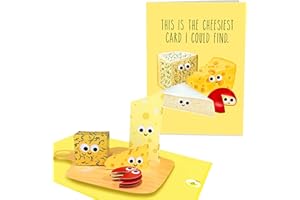 Central 23 Kartka Pop Up dla mężczyzn kobiet - Cheesiest Card - gra słów śmieszne urocze kartki 3D - rocznica urodziny Dzień Matki Dzień Ojca - prezenty dla niego dla niej przyjaciela
