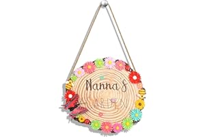iZoeL Nanna's Garden Sign Mothers Day Gifts for Nanny Mothers Day Gifts for Grandma Nana Nan Easter Gifts for Nanny Easter Birthdays Presents for Nana Grandmothers & Garden-Loving Nanna