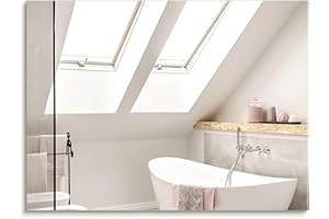 ‎BILDERDEPOT24 Bilderdepot24 Wandspiegel Spiegel Badspiegel komplett aus Echtglas - ca. 50x40 cm