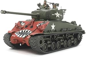 TAMIYA 300035359 Medium Tank Militar 1:35 US M4A3E8 Sherman Easy Eight Corean, Multicolor