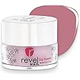 Revel Nail Dip Powder - Nude Pink Powder Dip Nail Polish, Chip Resistant Dip Nail Powder with Vitamin E and Calcium, DIY Manicure, Queen