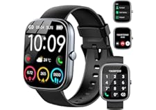 Smart Watch for Men/Women, Answer/Make Calls Fitness Watch, 1.91" Smartwatches with Heart Rate/Sleep Monitor/Step Counter, 11