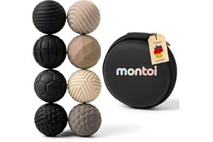 Magnetiska Fidgetleksaker - Antistressleksak med Magnetiska Kulor - Focus Dots för Stressminskning och Koncentration (Svart-G