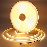 TOPAI Striscia LED COB 20 Metri Bianco Caldo, Strip LED 48V 3000K Alta Luminosità 15000Lm, CRI>93 480LED/M Potenza 160W, Fles