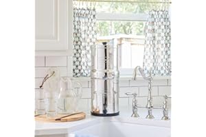 Berkey travel 5.6L Sistema de filtración de agua por gravedad en acero inoxidable AISI 304 con 2 elementos de purificación black berkey