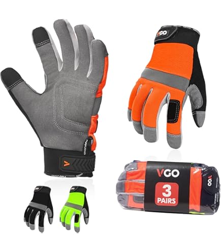 Gants De Travail En Cuir Et Tissu - Oregon - Taille Xl - 539171