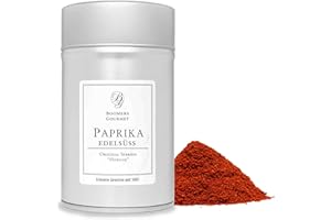 ‎BOOMERS GOURMET Boomers Gourmet - Paprika Edelsüß, original ungarisches Paprikapulver gemahlen, Paprika Pulver ungarisch lecker - Gewürzdose 11,5 cm - 120 g