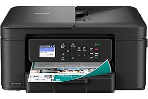 Brother DCPJ1360DW Impresora Multifunción de Tinta, con Conexión WiFi, WiFi Direct, y Dispositivos Móviles, ADF e Impresión Automática a Doble Cara, Negro