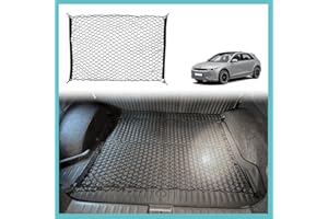 BestEvMod Für Ioniq5 Cargo Mesh Net Zubehör, dehnbarer Kofferraum-Organizer, Frachtnetz, elastisches Netz mit Haken, kompatibel mit Hyundai Ioniq 5 2022 2023 Zubehör