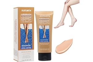KUIRUNRX® Lotion Maquillage des Jambes Résistant à l'eau, Maquillage des Jambes Résistant à L'eau pour les Varices, Pour le Maquillage du Corps, Pour Dissimuler les Tatouages (Natural, 118ml)