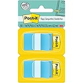 Post-it Bayraklar, 50/Dispenser, 2 Dispenser/Paket, 1" Geniş, Parlak Mavi (680-BB2)