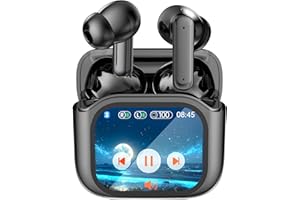 OHEDMEH Translation Earbuds Real Time, Ai Translator Earbuds with LCD Touch Screen, Language Translator Earbuds Support 144 Languages Bluetooth Translation & Meeting Summary, In-Ear Design Translator Earpiece