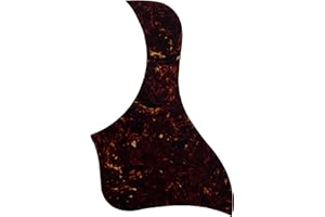 HANHUAGONGYIPING Parti di chitarra per chitarra acustica Taylor folk battipenna autoadesivo (marrone tartaruga)