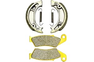 Master Chen Semi-Sintered Metal Brake Pads, Fits Honda CRF 125F/FB 2014-2023, 17/14'' Small Wheels & 19/16'' Big Wheels, FA185 H333, Rear Front