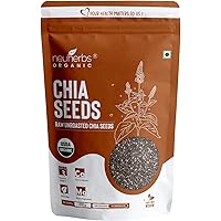 Neuherbs Raw Unroasted Chia Seeds with Omega 3 and Fiber for Weight Loss - 200 Gram