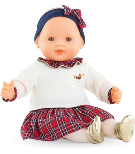 Corolle Mini Calin Lapin Yeux Bleus – Poupon 20 Cm Vinyle Doux – Senteur Vanille – Dès 18 Mois – Création Française