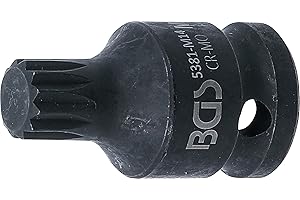 BGS 5381-M14 - Douille à embouts à choc - 12,5 mm (1/2") - denture multiple intérieure (pour XZN) M14